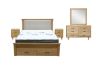 Picture of Test No Order - LYNWOOD 4PC/5PC/6PC Solid Tasmanian Oak Wood Bedroom Set in Queen Size