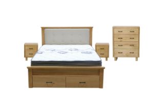 Picture of Test No Order - LYNWOOD Queen Size Bedroom Set  - 4PC Combo