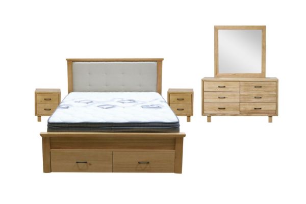 Picture of Test No Order - LYNWOOD Queen Size Bedroom Set  - 5PC Combo