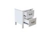 Picture of Test No Order - CLOUDWOOD 2-Drawer Solid Pinewood Bedside Table (White)