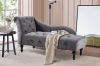 Picture of Test No Order - ZOE Velvet Flared Arm Chaise Lounge (Grey)