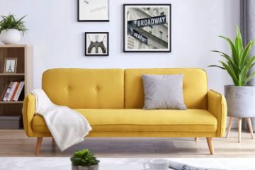 Picture of Test No Order - Anabella Sofa Bed (Yellow)