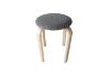 Picture of Test No Order - LOFT Bentwood Stackable Stool (Black & White Pad)