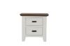 Picture of Test No Order - CAROL 2-Drawer Bedside Table (Solid Acacia Wood)