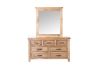 Picture of Test No Order - FRANCO 7-Drawer Dressing Table and Mirror (Solid NZ Pine Wood)