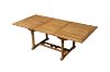 Picture of Test No Order -  BALI Outdoor Solid Teak Wood Rectangle 150-210 Extension Dining Table