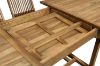 Picture of Test No Order -  BALI Outdoor Solid Teak Wood Rectangle 150-210 Extension Dining Table