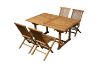 Picture of Test No Order -  BALI Outdoor Solid Teak Wood Rectangle 150-210 Extension Dining Table