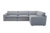 Picture of Test No Order - SPLENDOR Feather Filled Fabric Corner Sofa (Light Grey)