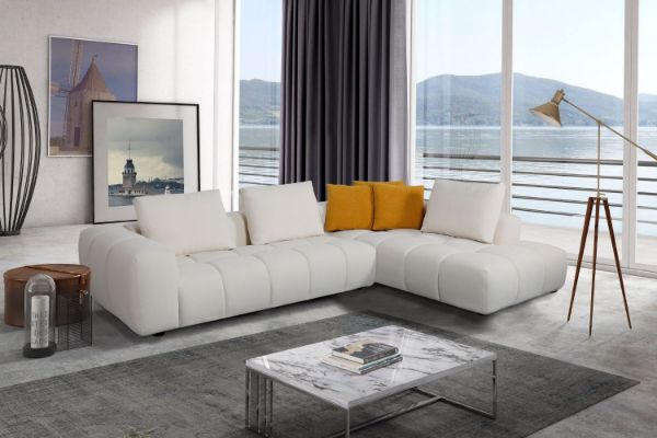 Picture of Test No Order - PADUA Fabric Sectional Sofa (Cream)