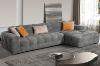 Picture of Test No Order - GENOA Fabric Sectional Sofa (Grey) -Facing Left