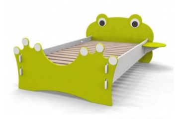 Picture of Test No Order - LEGARE FROG Toddler Bed Frame By Legaré in Single Size (Tool Free Installation)