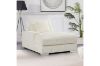 Picture of Test No Order - WINSTON Corduroy Velvet Modular Sectional Sofa (Beige) - Facing Right with Ottoman (4PC Set)