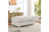 Picture of Test No Order - WINSTON Corduroy Velvet Modular Sectional Sofa (Beige) - Facing Left with Ottoman (4PC Set)