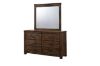 Picture of Test No Order - VENTURA 6 Drawer Dressing Table and Mirror (Oak)