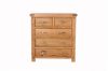 Picture of Test No Order - WESTMINSTER Solid Oak Wood 5-Drawer Tallboy