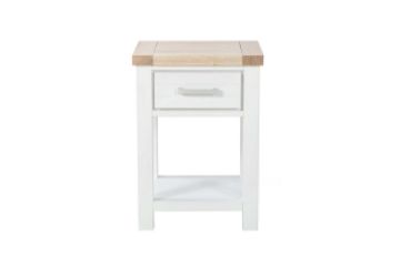 Picture of Test No Order - SICILY 1-Drawer Solid wood with Ash Top Bedside Table 