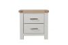 Picture of Test No Order - SICILY 2-Drawer Bedside Table (Solid Wood with Ash Top)