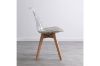 Picture of Test No Order - EFRON Dining Chair with Grey Cushion (Clear)