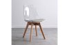 Picture of Test No Order - EFRON Dining Chair with Grey Cushion (Clear) - Single