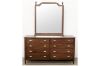 Picture of Test No Order - PRAGUE Dressing Table with Mirror (Silver Wattle Timber)