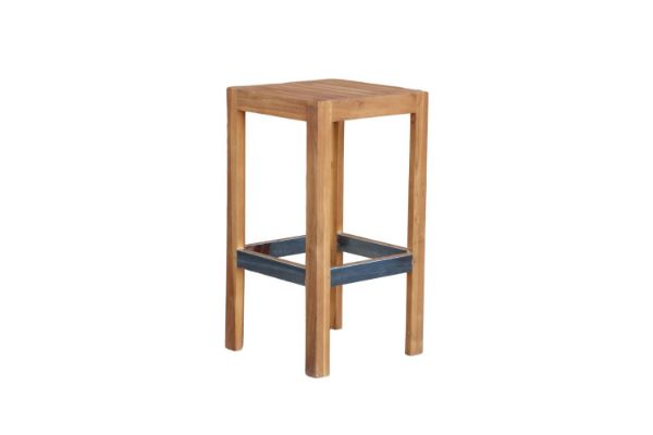 Picture of Test No Order - BALI Solid Teak Wood Outdoor Bar Stool