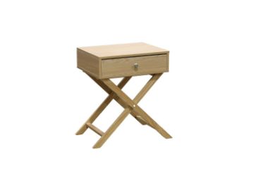 Picture of Test No Order - LINO 1-Drawer Foldable Bedside Table (Oak)