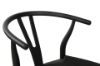 Picture of Test No Order -  WISHBONE Solid Beech Wood Y Replica Chair (Black)