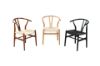 Picture of Test No Order -  WISHBONE Solid Beech Wood Y Replica Chair (Black)