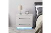 Picture of Test No Order - BLAKE LED 2-Drawer Bedside Table (White)