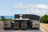 Picture of Test No Order - MARBELLA Outdoor Reclining Wicker Sofa with Dining Set (Grey)