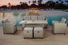 Picture of Test No Order - ALBANY 3+1+1 Wicker Dining Outdoor Sofa Set (Beige)