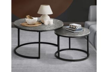 Picture of Test No Order - LUIS Nesting Table (Black/Grey)