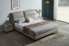 Picture of Test No Order - ROMEO Genuine Leather Queen/King Size Bed Frame (Dark Grey)