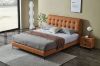 Picture of Test No Order - AUGUSTA Genuine Leather Queen/Super King Size Bed Frame (Brown)