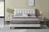 Picture of Test No Order - AUGUSTA Genuine Leather Queen/Super King Size Bed Frame (Light Grey)