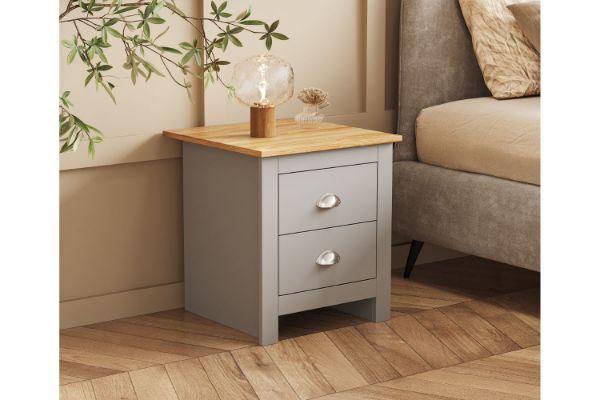 Picture of Test No Order - CHLOE 2-Drawer Bedside Table