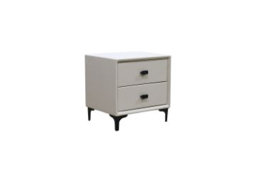 Picture of Test No Order - ALANYA 2-Drawer Bedside Table (Champagne)