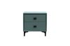 Picture of Test No Order - BRECON 2-Drawer Bedside Table (Blue)