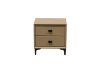 Picture of Test No Order - BRECON 2-Drawer Bedside Table (Brown)