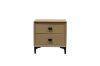 Picture of Test No Order - BRECON 2-Drawer Bedside Table (Brown)