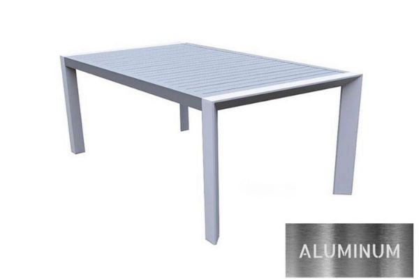 Picture of Test No Order - CARDIFF Outdoor Aluminum Dining Table (160x90x73) 