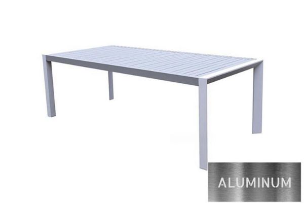 Picture of Test No Order - CARDIFF Outdoor Aluminum Dining Table (220x100x73)