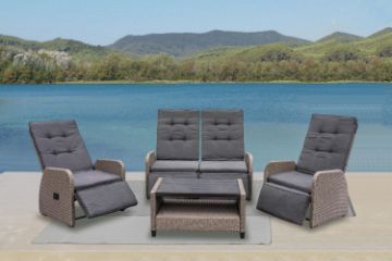 Picture of Test No Order - NAOMI Outdoor Relax Gas Lift Lounge Sofa Set (Grey)