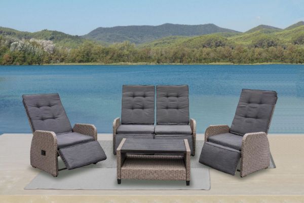 Picture of Test No Order - NAOMI Outdoor Relax Gas Lift Lounge Sofa Set (Grey)