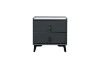 Picture of Test No Order - CUBA 2-Drawer Bedside Table (Dark Grey)