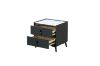 Picture of Test No Order - CUBA 2-Drawer Bedside Table (Dark Grey)