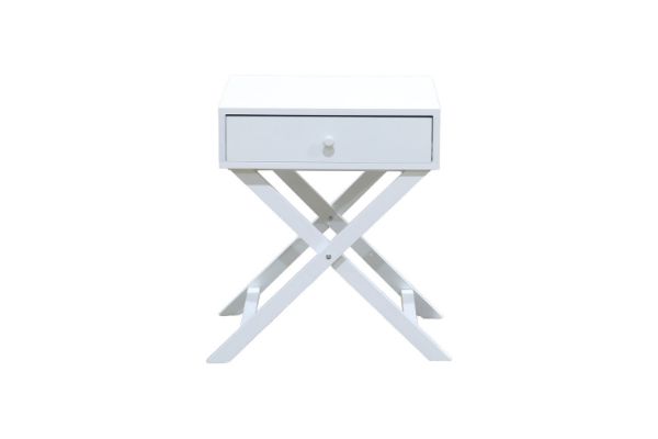 Picture of Test No Order - LINO 1-Drawer Foldable Bedside Table (White)