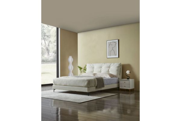 Picture of Test No Order - BROOKSIDE Bed Frame (White) - Queen