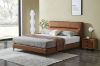 Picture of Test No Order - CUBA Genuine Leather Bed Frame (Brown)  - King